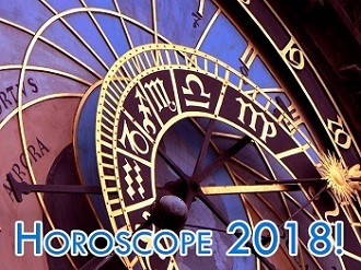 2018, horoscope, zodiac, space